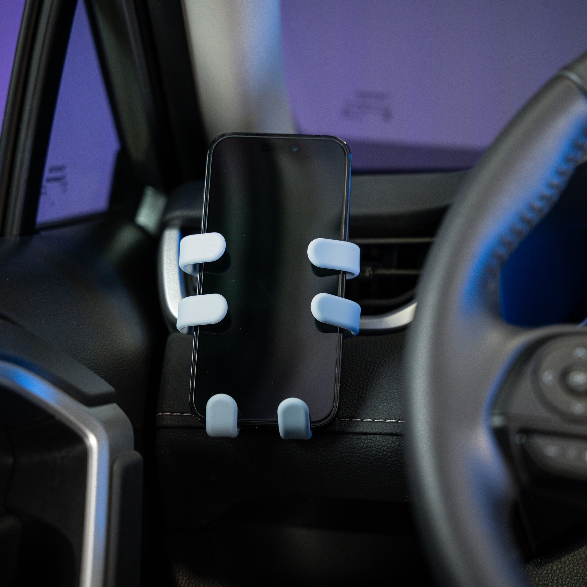 アクセサリー hug Hug Buddy Universal Car Phone Holder – 360° Swivel Vent Mount