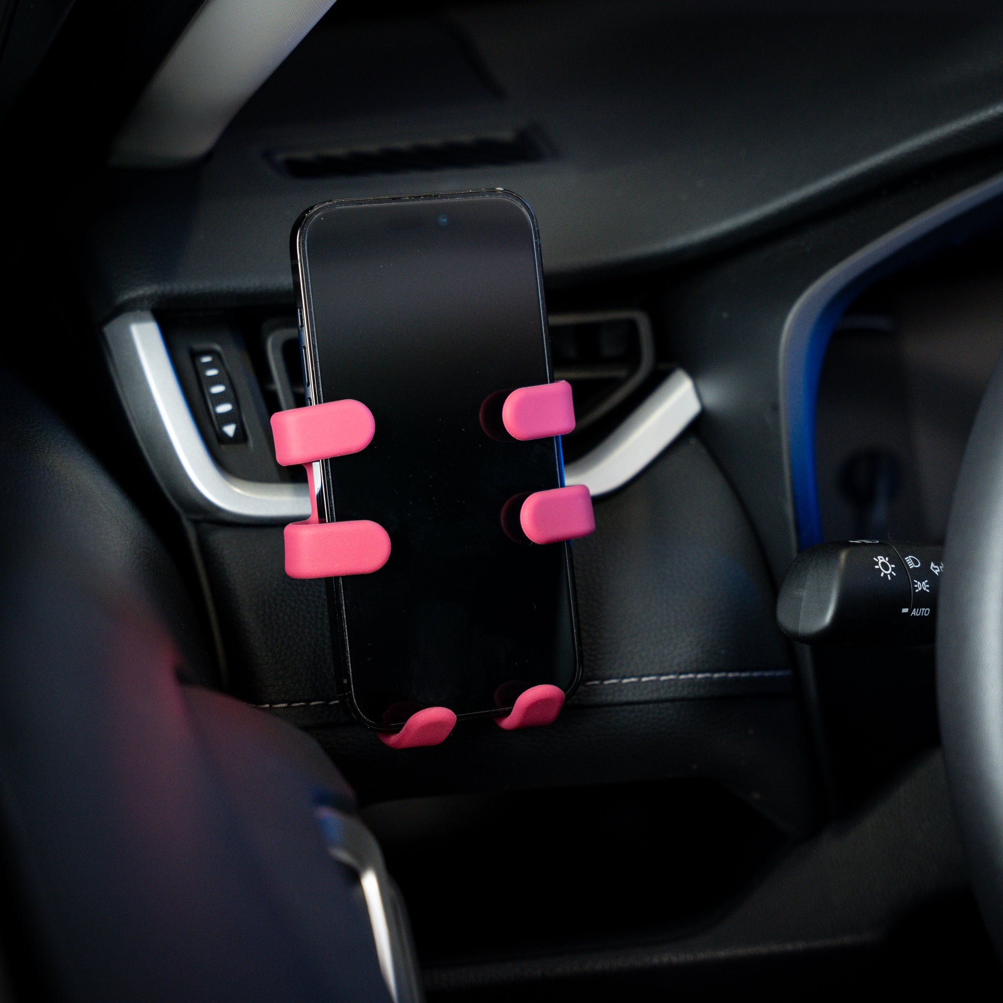 Hug Buddy Universal Car Phone Holder – 360° Swivel Vent Mount