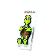Image of Shellebrity the Turtle Hug Buddy packaging, 45 degree angle view