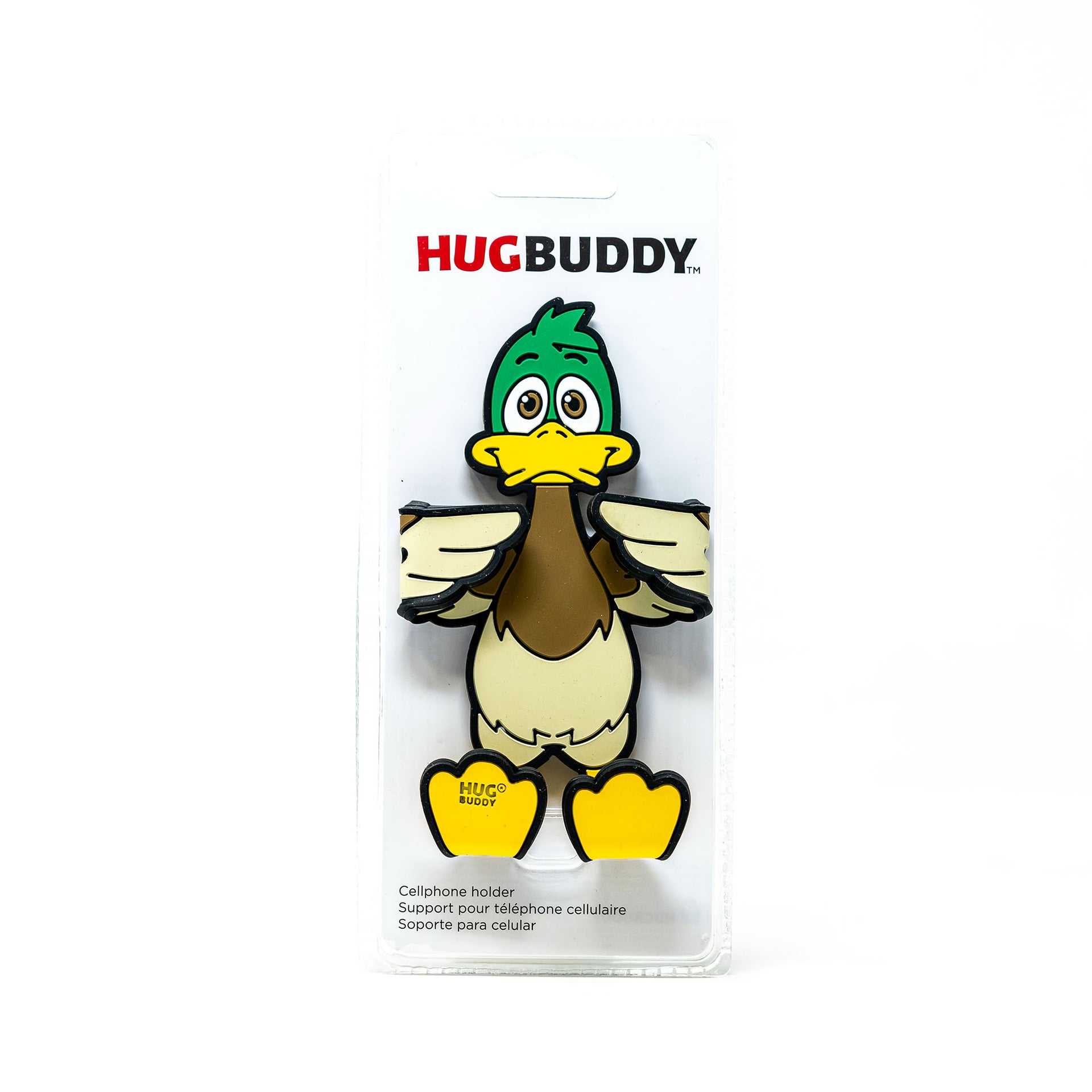 Image of Crumbs the duck Hug Buddy packaging front view