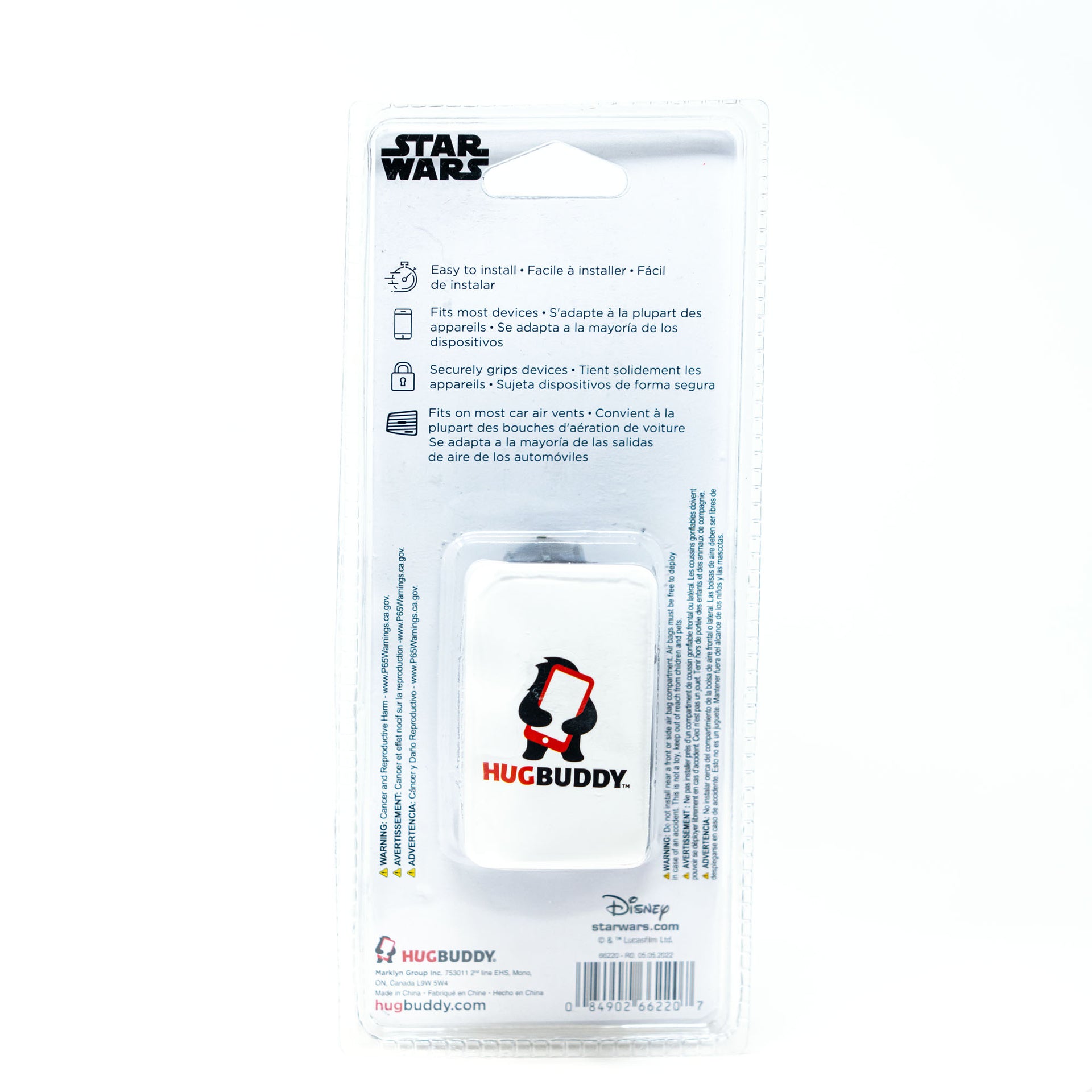 Image of Star Wars Boba Fett Hug Buddy packaging