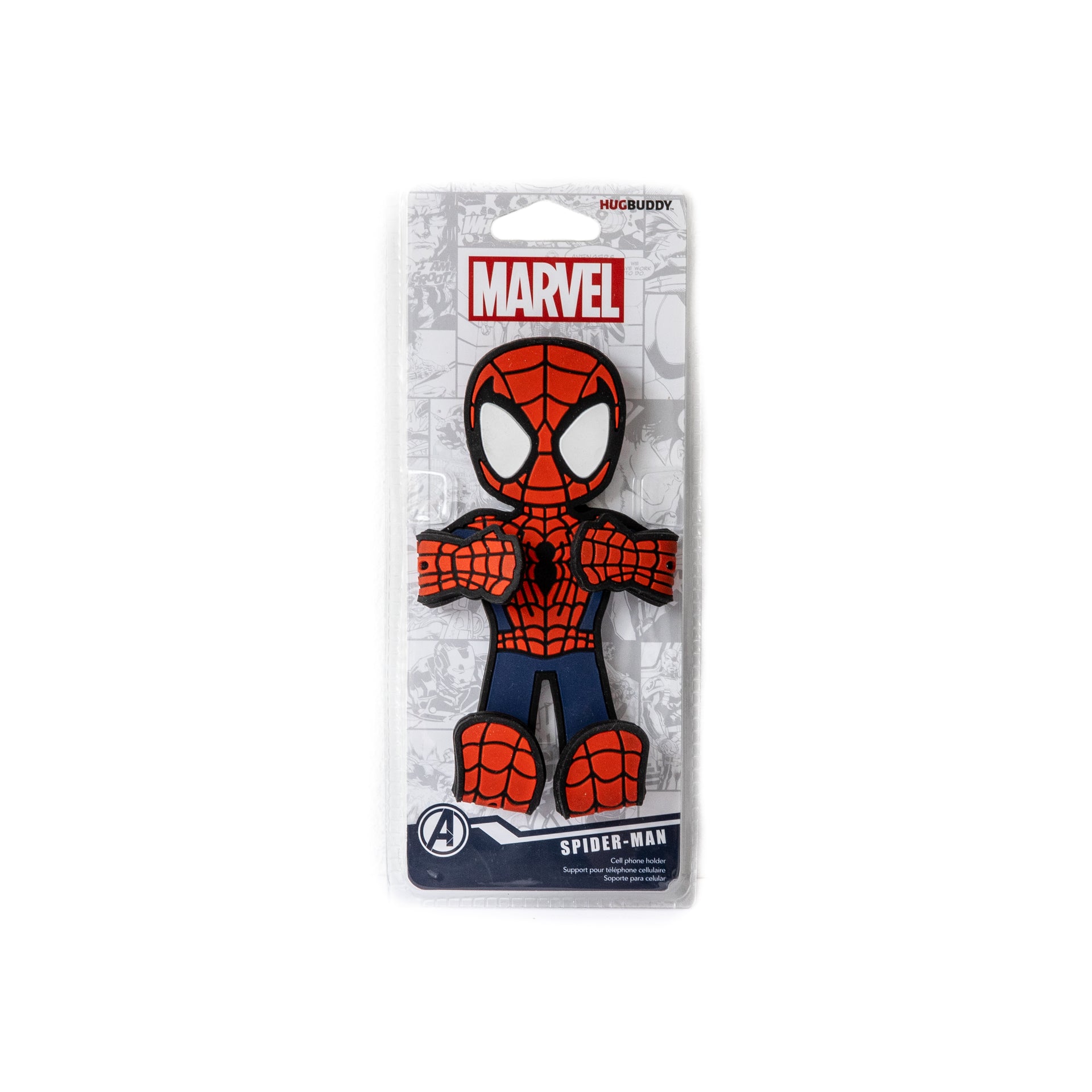 Image of Marvel Comics Spider-Man Hug Buddy packaging front view
