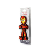 Image of Marvel Comics Iron Man Hug Buddy packaging 45 degree side view