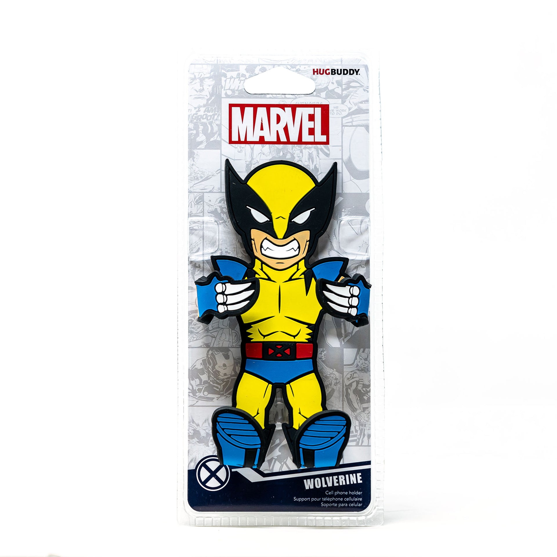 Image of Marvel Wolverine Hug Buddy packaging