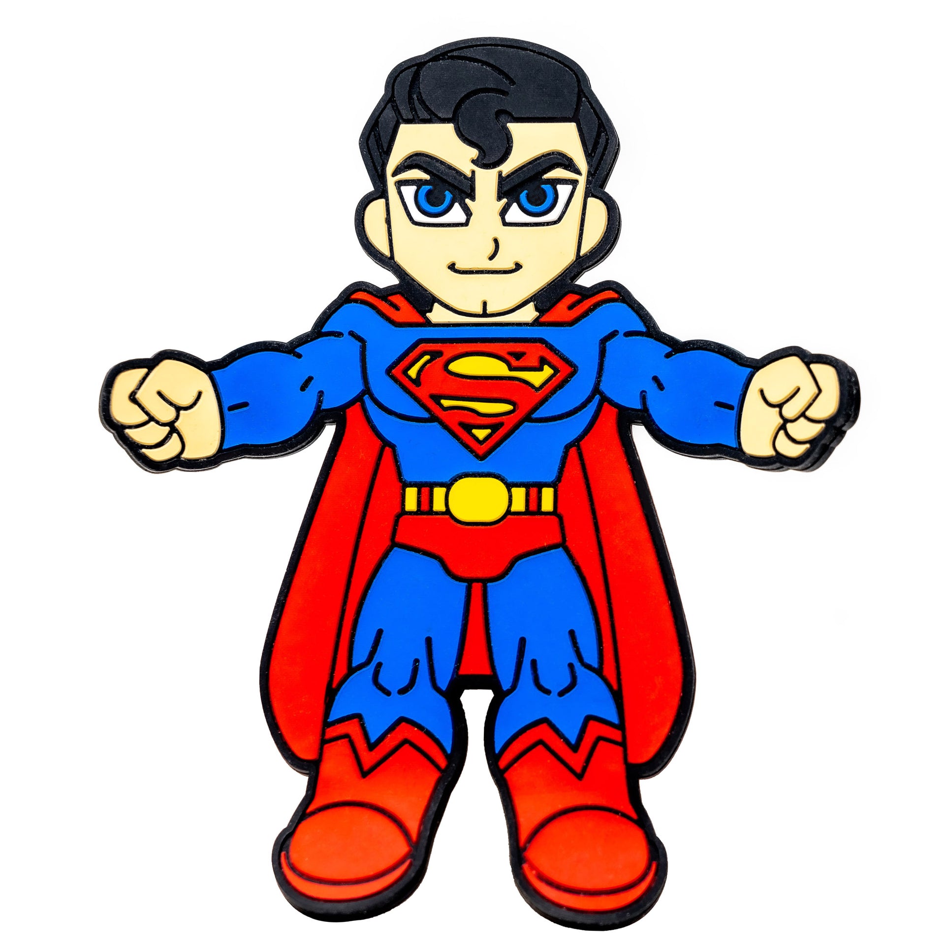 Image of DC Comics Superman Hug Buddy on a white background with arms and legs spread in the open position