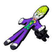 Image of DC Comics The Joker Hug Buddy resting on its vent clip at a 45 degree angle on a white background