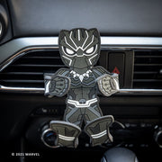 Image of Marvel Black Panther Hug Buddy attached to a car air vent ready to hold a phone during your next adventure