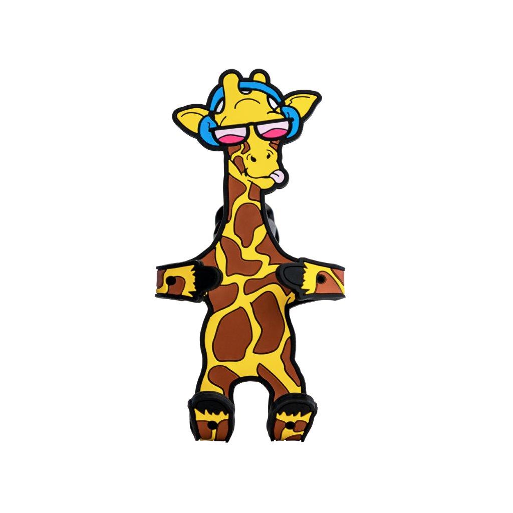 Image of Shorty the Giraffe Hug Buddy with arms and legs in the folded closed position on a white background
