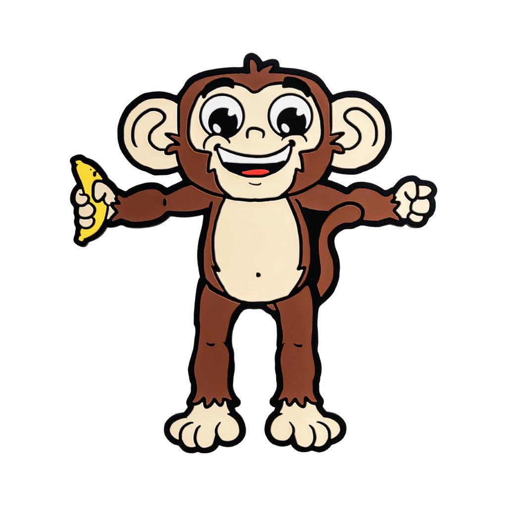 Image of Monkey Hug Buddy on a white background with arms and legs spread open