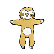 Image of Sloth Hug Buddy on a white background with arms and legs in open position