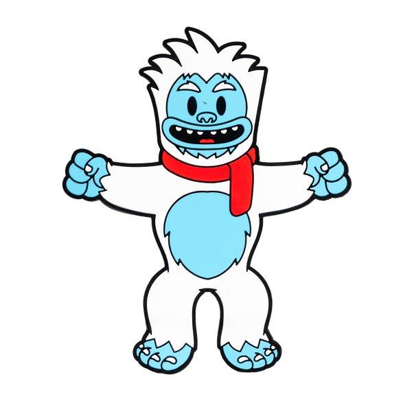 Image of the Yeti Hug Buddy on a white background with arms and legs spread in the open position